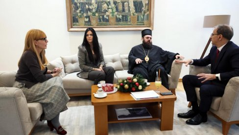 PREMIJER MACUT SA VLADIKOM HERUVIMOM: Sastanak sa Episkopom osečkopoljskim i baranjskim