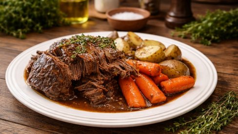 КЛАСИЧНО ПЕЧЕЊЕ У ЛОНЦУ: Сочно, ароматично и савршено мекано.