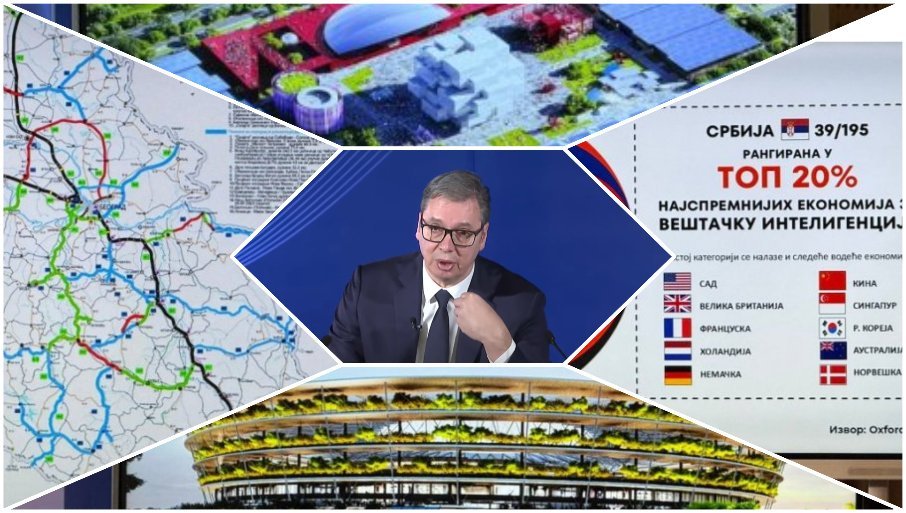 СЛЕДЕЋА ГОДИНА БИЋЕ НАЈБОЉА У ИСТОРИЈИ НАШЕ ЗЕМЉЕ! Вучић на годишњој конференцији најавио потпуно другачије лице Србије (ВИДЕО)