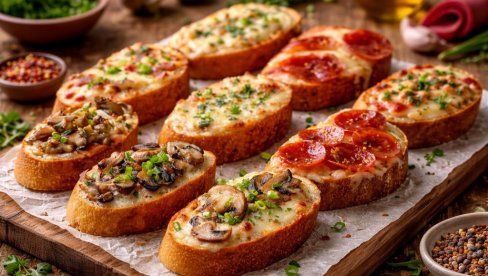 PEČENI BAGETI U VIŠE UKUSA:  Hit za svaku zabavu