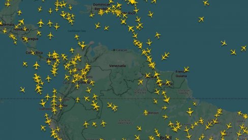 SABLASAN PRIZOR IZNAD VENECUELE: Nijedan avion ne leti iznad zemlje
