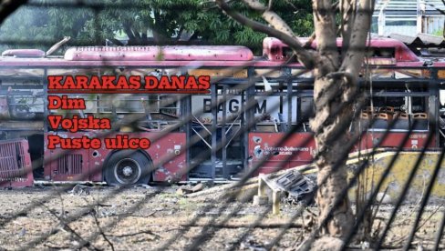 (FOTO) KAKO IZGLEDA KARAKAS POSLE AMERIČKOG NAPADA: Sablasno puste ulice, dim, vojska - i najvernije pristalice Madura