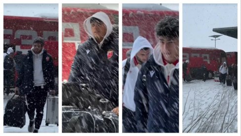 KAKVE SCENE: Sneg okovao Srbiju, a Crvena zvezda...