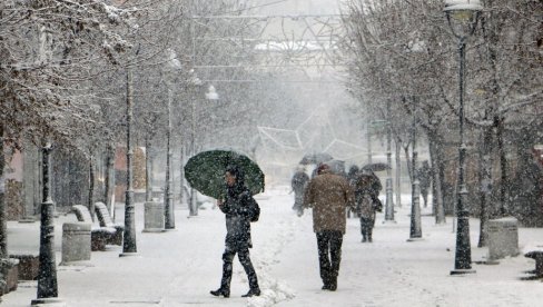 ХЛАДНИЈЕ, УВЕЧЕ МОГУЋ СНЕГ:Временска прогноза за петак, 20. фебруар