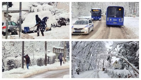 ЗАВЕЈАНА СРБИЈА: Снег на многим деоницама - РХМЗ најављује нову туру падавина (ФОТО)