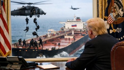 AMERIKANACI BI RADIJE DA GA ZAPLENE NEGO DA GA POTOPE: Da li je Tramp poslao specijalce koji su oteli Madura na ruski brod Bela 1?