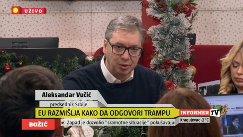 KOD NAS JE SVE NA EMOCIONALNOM NIVOU Vučić: Naša pozicija je veoma  komplikovana, videli smo dominaciju američke vojnoobaveštajne moći