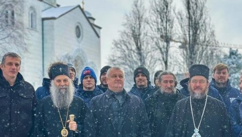 PATRIJARH PORFIRIJE VATERPOLISTIMA SRBIJE: "Gospod će vam dodati blagodati ako..."