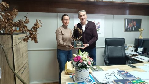 ПРИЈЕМ ЗА СРПСКУ СЕЛЕКТОРКУ: Лидија Стојкановић, понос Бајине Баште