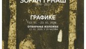 ZORAN GRMAŠ - GRAFIKE Izložba u Galeriji Akademije umetnosti, 12. januara