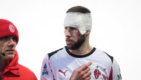 PAVLOVIĆ ODUŠEVIO NAVIJAČE MILANA: Srbin zaradio devet šavova ali to ga ne sprečava da ostane uz ekipu