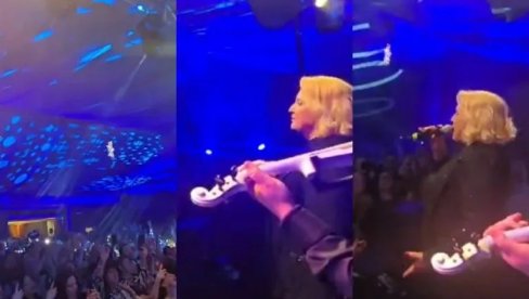 ORILO SE ODAKLE SI, SELE: Snežana Đurišić u Zagrebu digla na noge dve hiljade ljudi uz srpske pesme (FOTO)