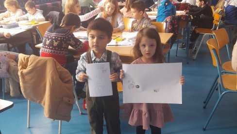 GOSTI OD BEOGRADA DO AMERIKE: U Osnovnoj školi Kadinjači u Loznici  bilo živo i u dane minulog rasputa