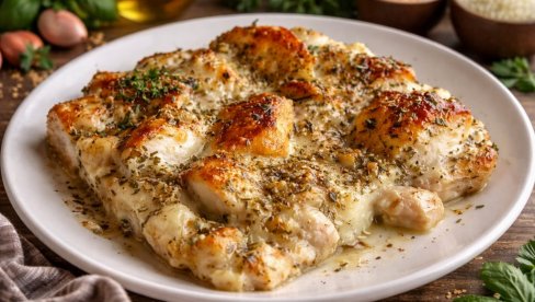 КРЕМАСТА ПИЛЕТИНА СА БЕЛИМ ЛУКОМ: Пилетина која се прави за 30 минута