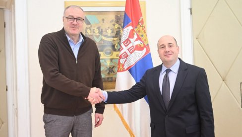 SRBIJA UVEK UZ ŠKOLARCE: Generalni sekretar Ministarstva spoljnih poslova ugostio Tanaskovića