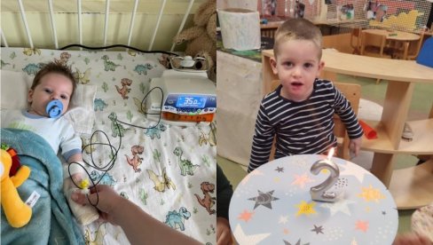 ZAHVALJUJUĆI VUČIĆU, DIMITRIJE SE RAZVIJA KAO I SVA DRUGA DECA: Majka čiji sin pati od SMA za Novosti