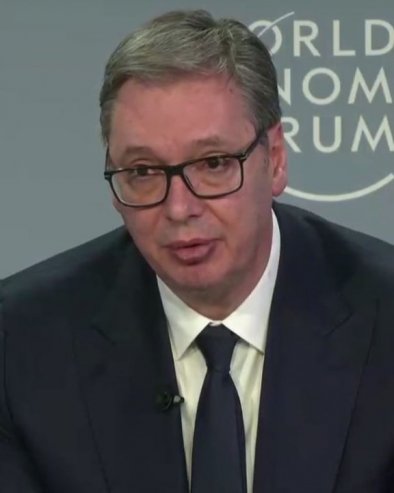 ПРОШЛА ГОДИНА ЈЕ БИЛА НАЈГОРА ОД ДРУГОГ СВЕТСКОГ РАТА Вучић опомиње из Давоса: Сви причају о миру, а свако чува свој национални интерес