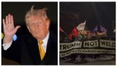 ТРАМПЕ, НИСИ ДОБРОДОШАО Насилни протести уочи доласка председника САД у Давос (ВИДЕО)