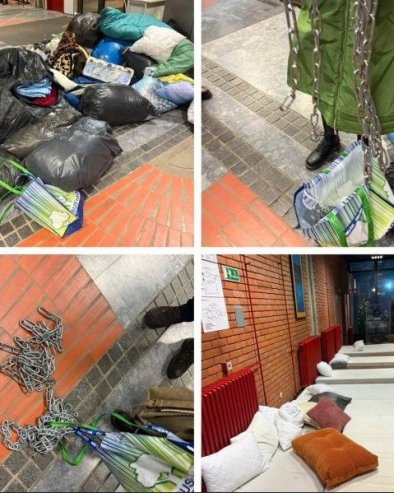 НЕВЕРОВАТНЕ СЦЕНЕ НА ФИЛОЗОФСКОМ ФАКУЛТЕТУ: Блокадери се поново претварају у штрокадере (ФОТО)