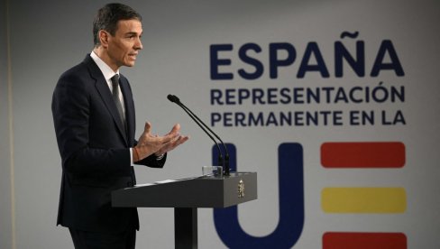 ШПАНИЈА НЕ УЧЕСТВУЈЕ У ТРАМПОВОМ ОДБОРУ ЗА МИР У ГАЗИ Санчез: О будућности Газе морају да одлуче Палестинци, кроз дијалог са Израелом