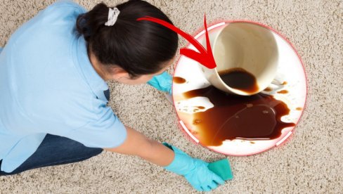 PROLILI STE KAFU PO TEPIHU? Evo kako najlakše očistiti fleku
