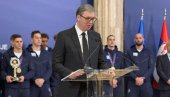 TAKVA ODBRANA SE NE VIĐA Vučić ugostio zlatne vaterpoliste: Hvala vam za trud, požrtvovanost i ljubav prema Srbiji (VIDEO)