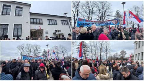 ВУЧИЋ У ВЕЛИКОЈ ДРЕНОВИ Обратио се окупљеним грађанима: Ја ћу се борити за вас (ВИДЕО)