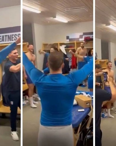 ОПЕТ УСТАШКО ДИВЉАЊЕ: Хрватски рукометаши певали Томпсона, славили оне који су убијали Србе