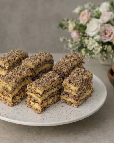 КОЛАЧ СА ЛЕШНИЦИМА: Хрскав, мирисан и богат