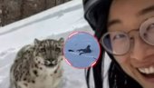 KATASTROFA NA SKIJALIŠTU: Ovo je SELFI žene pre nego što ju je napao snežni leopard