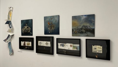 ПУТОВАЊЕ КРОЗ СВЕСТ УМЕТНИКА: Традиционална изложба Ликовни дневници у галерији Хаос