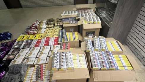 PAO ŠVERCER IZ VRANJA : Zaplenjena veća moličina cigareta i rezanog duvana