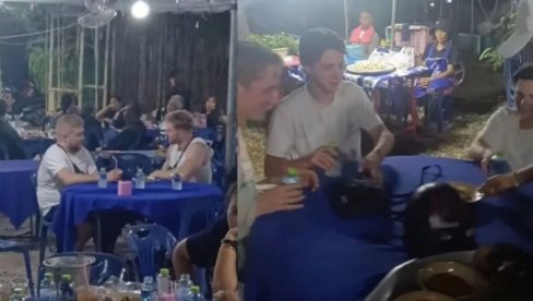 TURISTI SLUČAJNO DOŠLI NA SAHRANU: Mislili su da je festival hrane, a porodica ih ostavila bez reči (VIDEO)