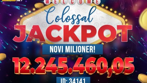 REKORD KOJI ĆE SE DUGO TRAJATI: Pao najveći Jackpot u istoriji ADMIRALBET-a