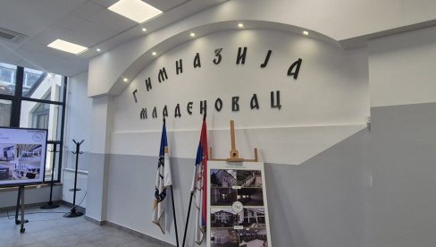 ОБИШЛИ СМО ГИМНАЗИЈУ МЛАДЕНОВАЦ: Овако изгледа реконструисана школа коју Вучић отвара (ВИДЕО)