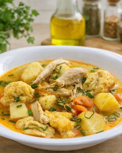 PILEĆI KROMPIR PAPRIKAŠ SA KNEDLAMA: Kuvana jela su uvek pravi izbor