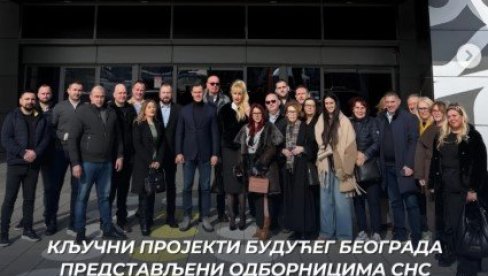KLJUČNI PROJEKTI BUDUĆEG BEOGRADA PREDSTAVLJENI ODBORNICIMA SNS Mirković: Ovo je jedini način da opravdamo poverenje građana (FOTO)