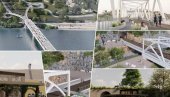 DUG 450, ŠIROK 12, A NA SREDINI MESTO ZA ODMOR: Ovako će izgledati 5. novosadski most za pešake i bicikliste (FOTO)