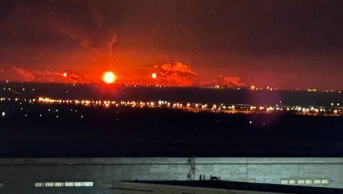 ŽESTOK UDAR NA LUKOIL, BUKNULA RUSKA RAFINERIJA: Volgograd se trese od eksplozija, dronovi spržili ključno postrojenje (VIDEO)