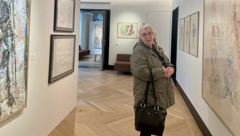 МАШТА И ФАНТАЗИЈА ВЕЛИКОГ УМЕТНИКА: Велико интересовање у Паризу за слике Дада Ђурића