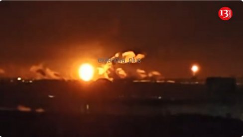 УКРАЈИНЦИ ЖЕСТОКО НАПАЛИ: Гори рафинерија нафте у Ухти (ВИДЕО)