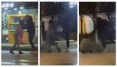 ŠUTIRA JE S LEĐA I OBARA NA ZEMLJU: Ovako je pijani golman u Kikindi napao vanbračnu suprugu (VIDEO)