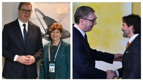 VUČIĆ U MINHENU: Brojni sastanci na drugom danu konferencija (FOTO)