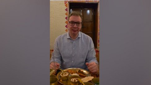 LJUTA HRANA, PRAVIM SE DA MI NIJE NIŠTA Vučić iz Indije: Za nas mnogo toga sutra i preksutra, bavićemo se budućnošću Srbije