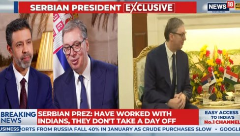 POKUŠALI SU OBOJENU REVOLUCIJU U SRBIJI, ALI I U INDIJI Vučić: Modi je posvećen jačanju vojske i političke pozicije u svetu