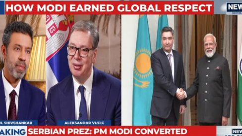 VUČIĆ GOVORIO ZA CNN INDIJA: Predsednik predstavljen kao ekskluzivni gost, velika čast za Srbiju (VIDEO)