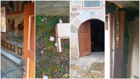 OBIJENA CRKVA SVETOG DIMITRIJA U DOBROTINU: Kancelarija za KiM traži hitnu reakciju međunarodne zajednice (FOTO)
