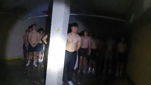 ПОЛИЦИЈА УПАЛА У ПОДРУМ: Тамо затекла 56 полуголих младића с повезима преко очију - добили дојаву о пожару, а открили језиву истину (ВИДЕО)