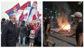 NEĆE SE SMIRITI: Blokaderi više ne prezaju ni od čega - Stalno pozivaju na likvidaciju predsednika (FOTO/VIDEO)