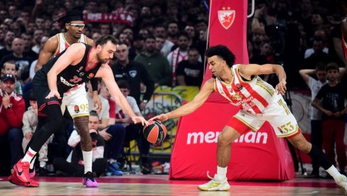 МВП ЕВРОЛИГЕ ЖЕСТОКО ЗАГРМЕО ПРЕД ЦРВЕНО-БЕЛЕ: Не чујем вас